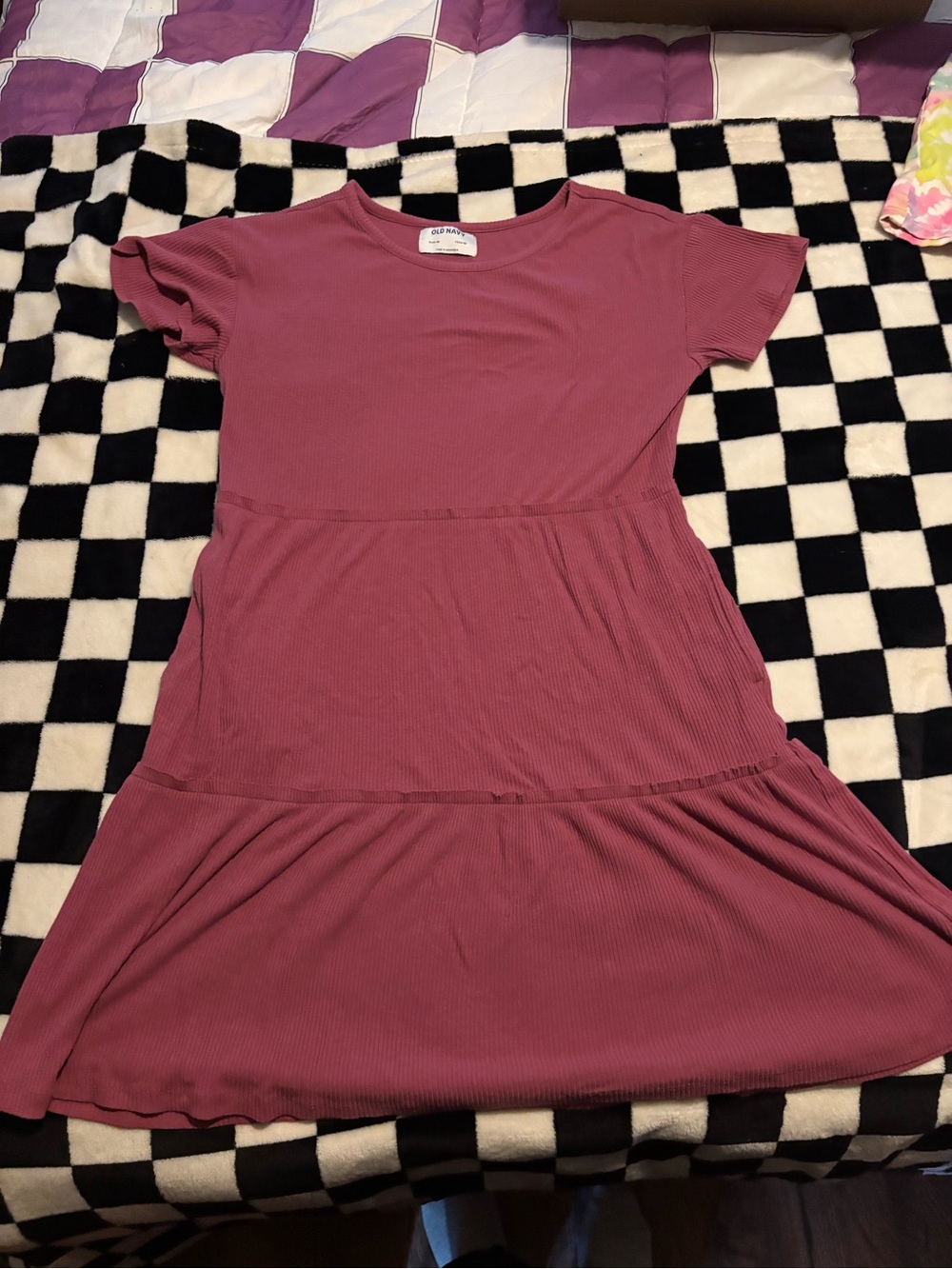 Size xlarge dark pink old navy ribbed dress